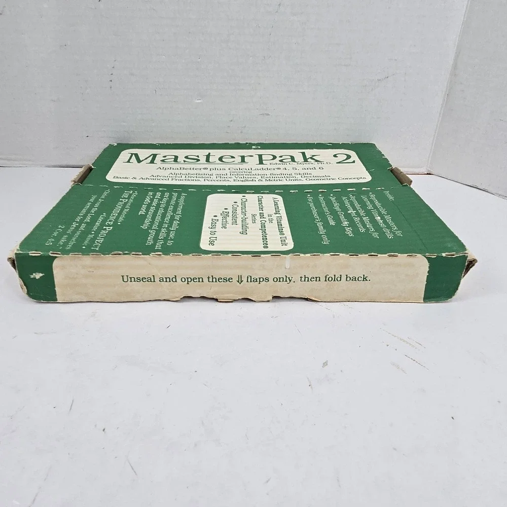 CalcuLadder MasterPak 2 Classic Edition Math 4 5 6 AlphaBetter Mint Masters READ
